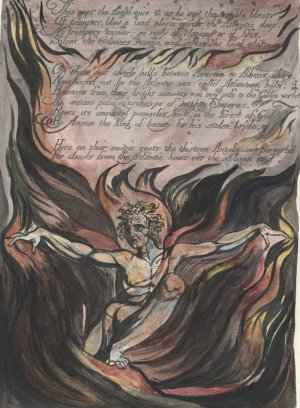 America, a Prophecy by William Blake Oil Painting