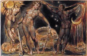 Los Oil painting by William Blake