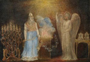 The Angel Appearing to Zacharias by William Blake Oil Painting