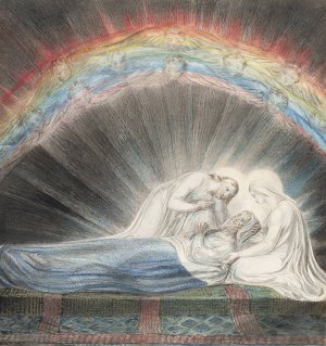 The Death of Saint Joseph by William Blake Oil Painting
