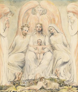 The Holy Family by William Blake Oil Painting