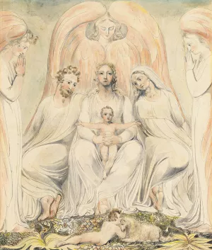 The Holy Family by William Blake Oil Painting