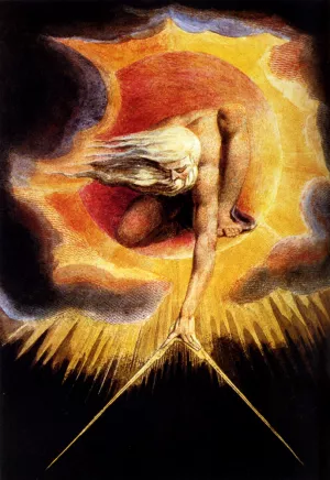 The Omnipotent painting by William Blake