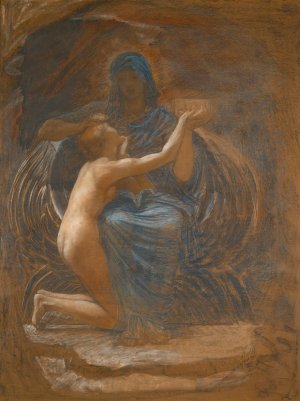 La Vierge Consolatrice by William Blake Richmond Oil Painting