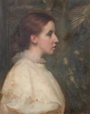 Maude Sarah Verney by William Blake Richmond Oil Painting