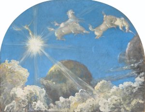Phaeton; Sunrise Oil painting by William Blake Richmond