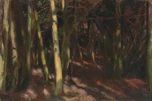 Trees by William Blake Richmond Oil Painting