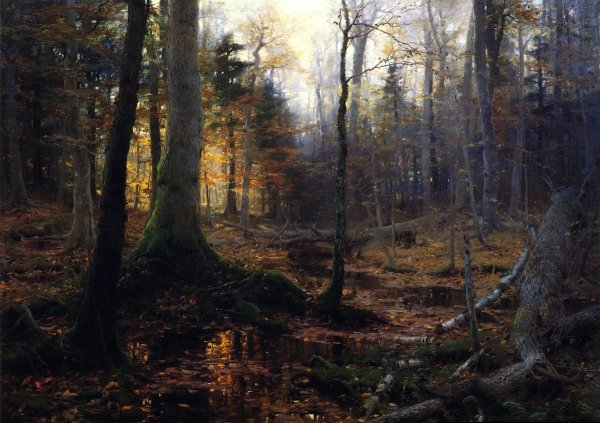 Main Product Photo of Fallen Monarchs Painting by William Bliss Baker