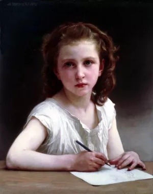 A Calling by William-Adolphe Bouguereau - Oil Painting Reproduction