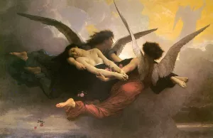 A Soul Brought to Heaven by William-Adolphe Bouguereau Oil Painting