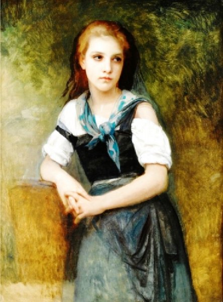 Main Product Photo of A Study for The Secret Painting by William-Adolphe Bouguereau