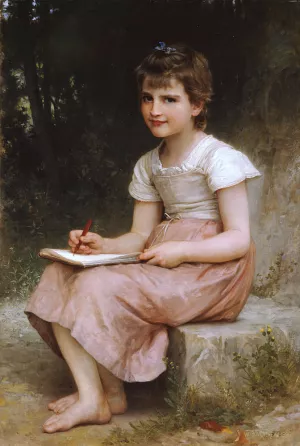 A Vocation by William-Adolphe Bouguereau - Oil Painting Reproduction