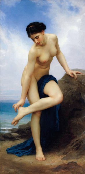 After the Bath by William Bouguereau Oil Painting