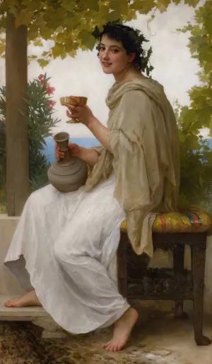 Bacchante by William Bouguereau Oil Painting
