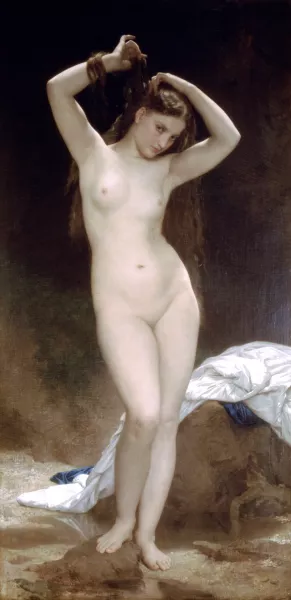 Bather 11 by William-Adolphe Bouguereau Oil Painting