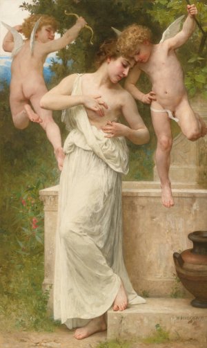 Blessures D'amour by William Bouguereau Oil Painting