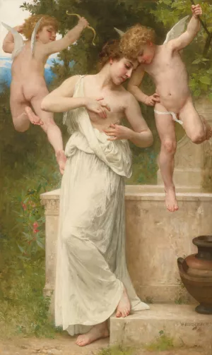 Blessures D'amour by William Bouguereau Oil Painting