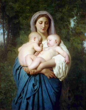 Charity II Oil painting by William-Adolphe Bouguereau