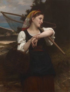 Daughter of Fisherman by William Bouguereau Oil Painting