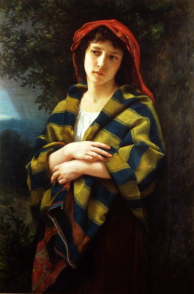 Main Product Photo of During the Storm Painting by William-Adolphe Bouguereau
