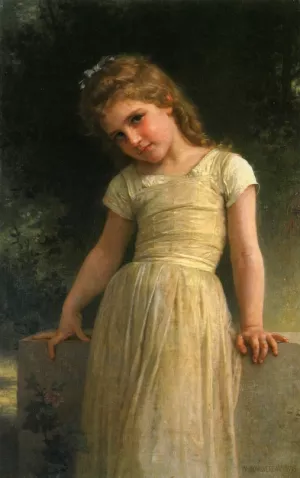 Elpieglerie by William-Adolphe Bouguereau Oil Painting