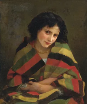 Frileuse by William-Adolphe Bouguereau Oil Painting