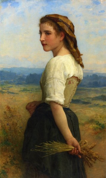 Main Product Photo of Gleaners Painting by William-Adolphe Bouguereau