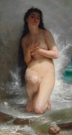 La perle by William Bouguereau Oil Painting