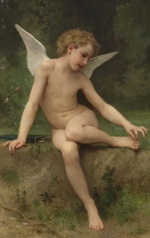 L'amour a L'epine by William Bouguereau Oil Painting