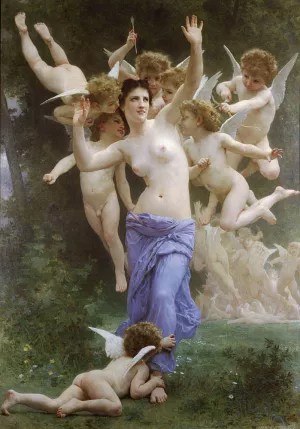 Le Guepier painting by William-Adolphe Bouguereau