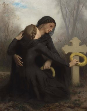 Le Jour Des Morts by William Bouguereau Oil Painting