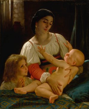 Le Reveil by William Bouguereau Oil Painting