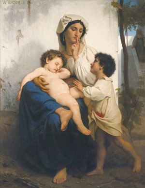 Le Sommeil by William Bouguereau Oil Painting