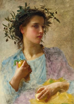 L'ete by William Bouguereau Oil Painting