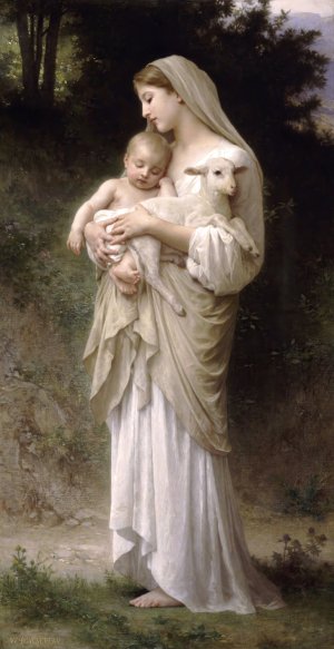 L'Innocence by William Bouguereau Oil Painting