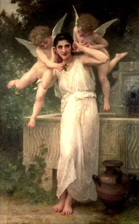 L'innocence by William-Adolphe Bouguereau Oil Painting