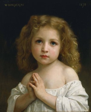 Little Girl by William Bouguereau Oil Painting