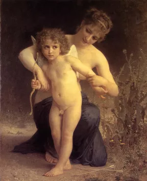 Love Disarmed by William-Adolphe Bouguereau - Oil Painting Reproduction