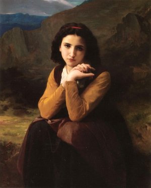 Mignon by William-Adolphe Bouguereau Oil Painting