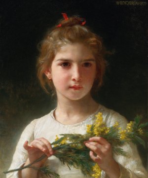 Mimosa by William Bouguereau Oil Painting