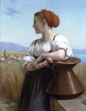 Moissoneuse by William-Adolphe Bouguereau Oil Painting