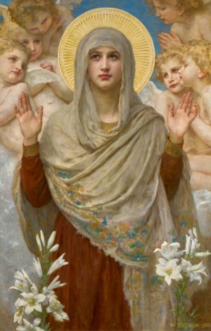 Ora Pro Nobis by William Bouguereau Oil Painting