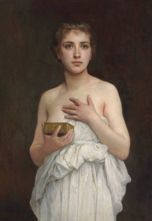 Pandore by William Bouguereau Oil Painting