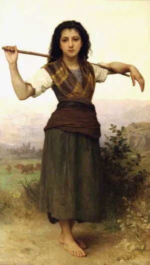 Pastorale by William-Adolphe Bouguereau Oil Painting