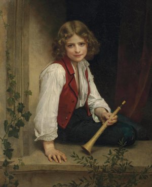 Pifferaro by William Bouguereau Oil Painting