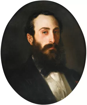 Portrait de Fernand Bartholoni by William Bouguereau Oil Painting