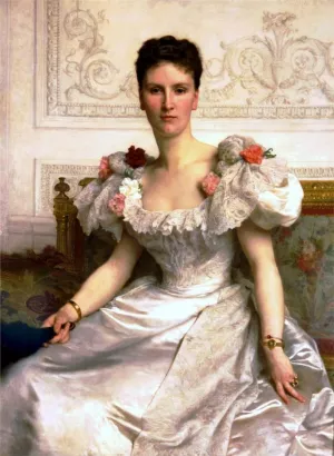 Portrait of Madame la Comtesse de Cambaceres by William-Adolphe Bouguereau Oil Painting