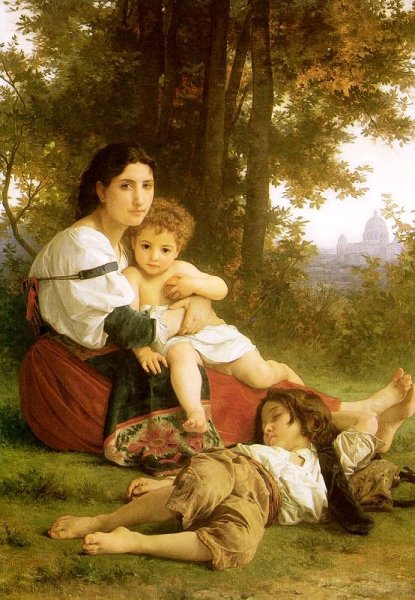 Main Product Photo of Rest Painting by William-Adolphe Bouguereau