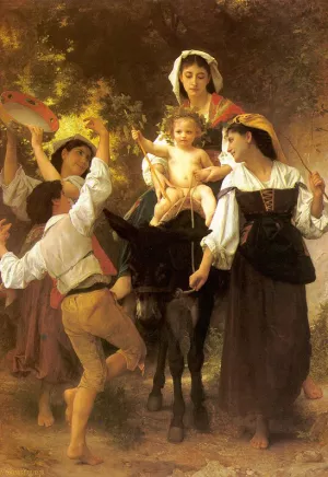 Return from the Harvest by William-Adolphe Bouguereau Oil Painting