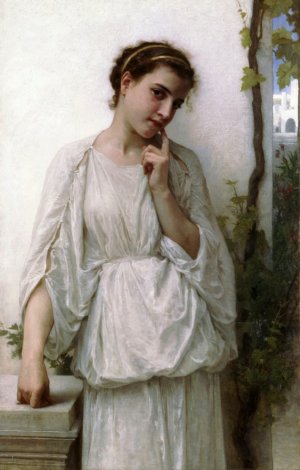 Revery by William-Adolphe Bouguereau Oil Painting